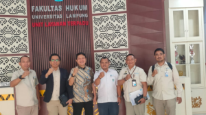 FH Unila Terima Kunjungan Kementerian HAM RI Wilayah Lampung Bahas Program Kampung REDAM di Provinsi Lampung
