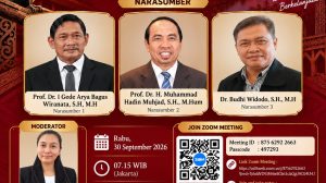 Guru Besar Hukum Adat FH Unila Menjadi Pembicara Seminar Nasional di IAHN PalangKaraya